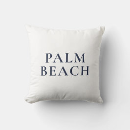 Cojín Decorativo Estilo Costero Elegante de Palm Beach