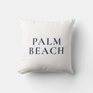 Cojín Decorativo Estilo Costero Elegante de Palm Beach