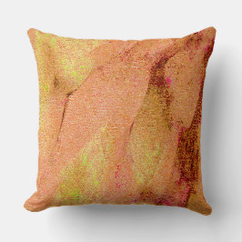 Cojín Decorativo Estilo de cuero arrugado con pintura desgastada, s