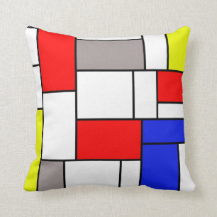 Cojín Decorativo Estilo de Mondrian