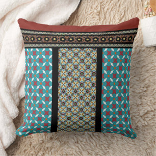 Cojín Decorativo Estilo de mosaico mexicano 3