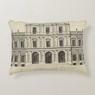 Cojín Decorativo Estilo de teatro Façade de Colen Campbell