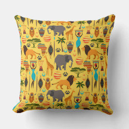 Cojín Decorativo Estilo de vida africano