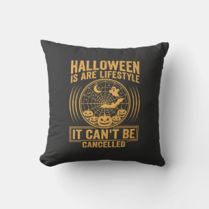 Cojín Decorativo Estilo de vida de Halloween Diseño de telaraña de