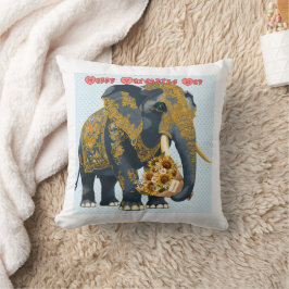Cojín Decorativo Estilo elefante tailandés
