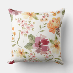 Cojín Decorativo Estilo elegante patrón floral único