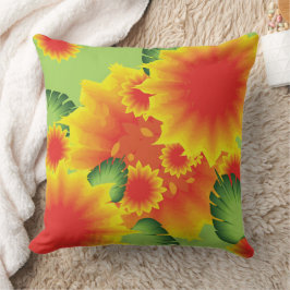 Cojín Decorativo Estilo floral tropical