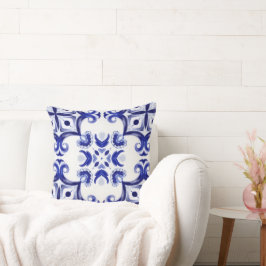 Cojín Decorativo estilo italiano, mayólica, azulejos,