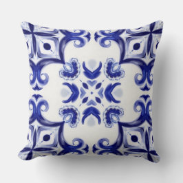 Cojín Decorativo estilo italiano, mayólica, azulejos,