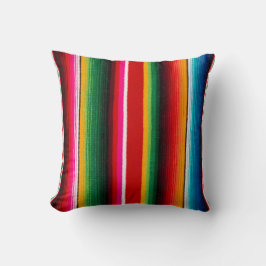 Cojín Decorativo estilo mexicano colorido
