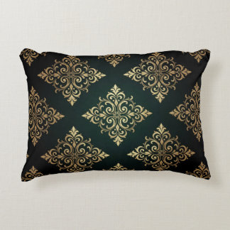 Cojín Decorativo ✨ Estilo moderno de lujo geométrico dorado naval ✨