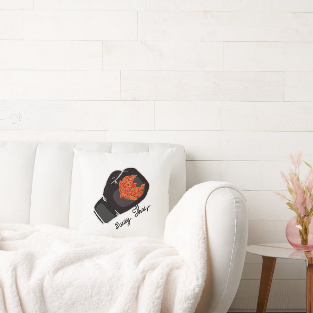 Cojín Decorativo Estilo muay tailandés. (Sofá)