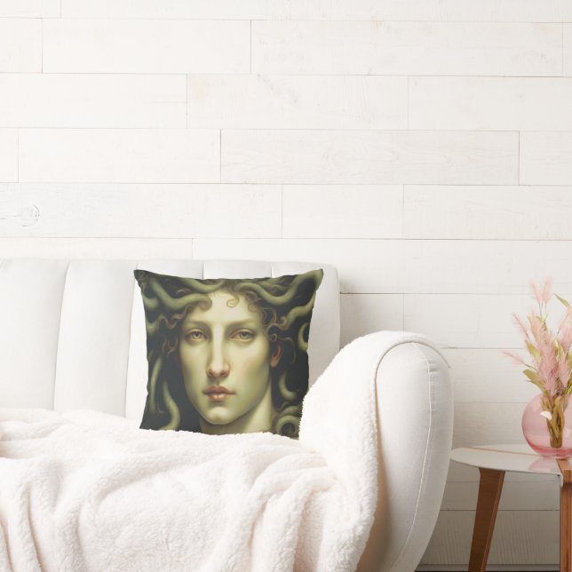 Cojín Decorativo Estilo renacentista de Medusa (Sofá)