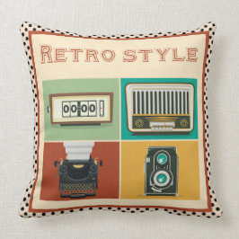 Cojín Decorativo estilo retro