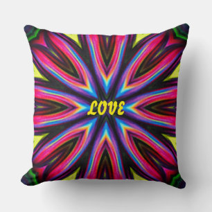 Cojín Decorativo Estilo Retro Colorido Divertido