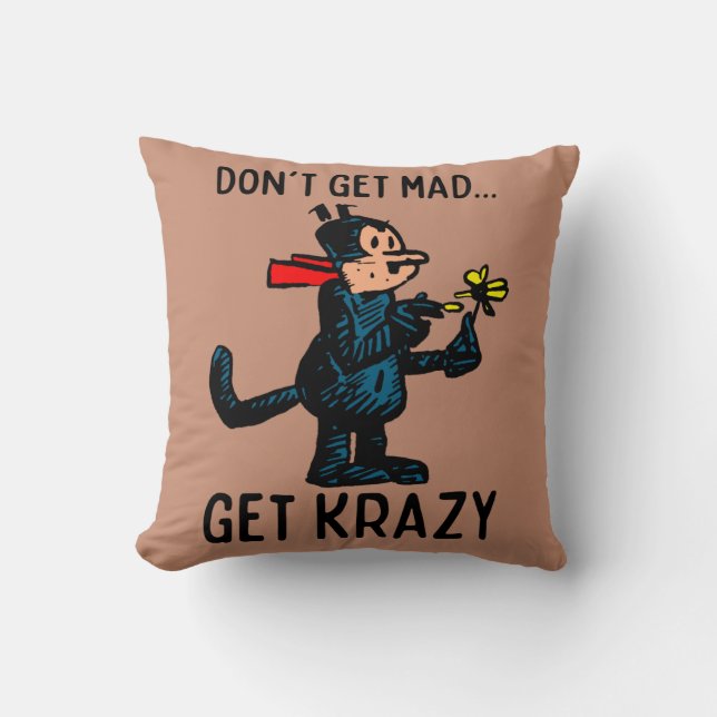 Cojín decorativo estilo retro de gato personalizad (Anverso)