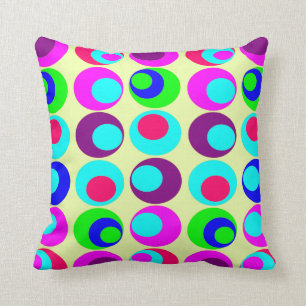Cojín Decorativo estilo retro divertido y colorido