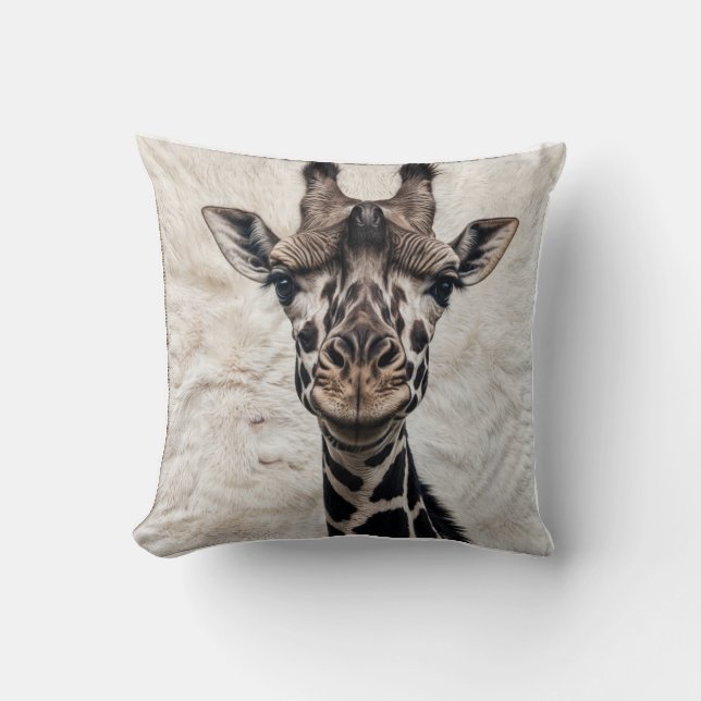 Cojín Decorativo Estilo Safari: Girafa Kilim Pillows (Anverso)