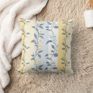 Cojín Decorativo Estilo Shabby Chic Limón Serie Floral Diseño #9