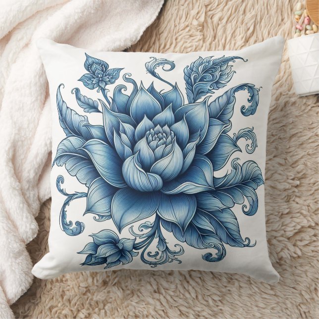 Cojín Decorativo Estilo tailandés Lotus Large (Manta)