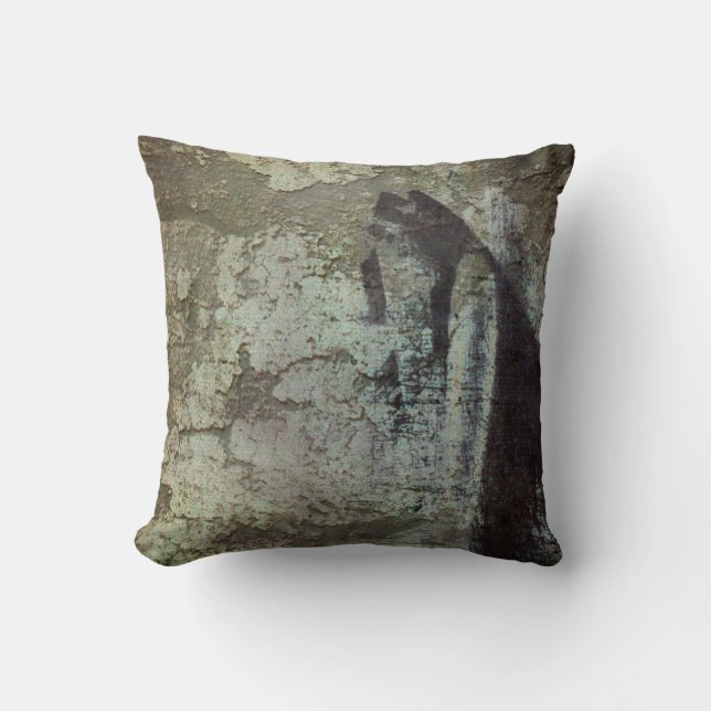 Cojín Decorativo Estilo texturizado de cemento grunge (Anverso)