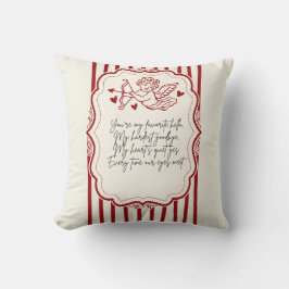 Cojín Decorativo Estilo único de San Valentín por Sommer Hamilton
