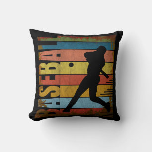 COJÍN DECORATIVO ESTILO VINTAGE BÉISBOL