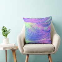 Estiloso azul violeta Abstract Feathers