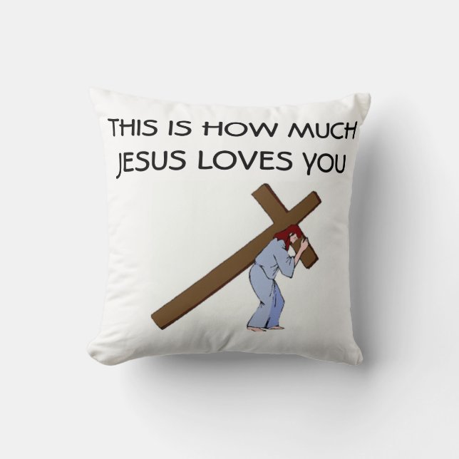 COJÍN DECORATIVO ESTO ES LO QUE DIOS TE AMA. (Anverso)