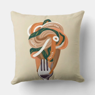 Cojín Decorativo Esto también debe ser pasta