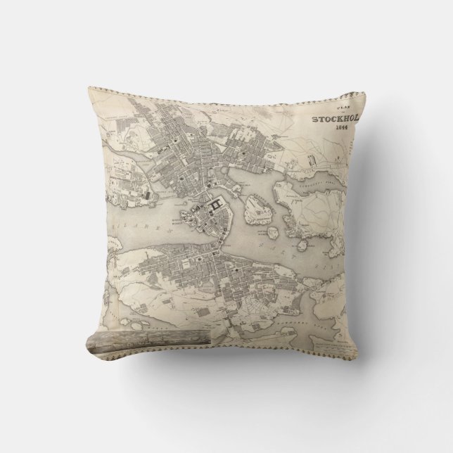 Cojín Decorativo Estocolmo, Suecia (Anverso)