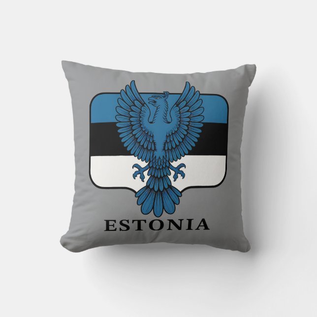 Cojín Decorativo Estonia del norte de Europa (Anverso)