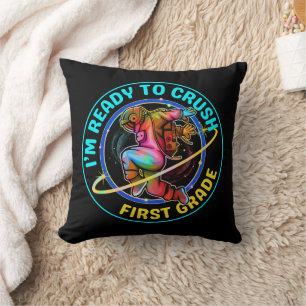 Cojín Decorativo Estoy listo para aplastar el primer grado