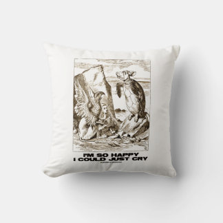 Cojín Decorativo Estoy Tan Feliz Que Podría Llorar Alice Mock Turtl