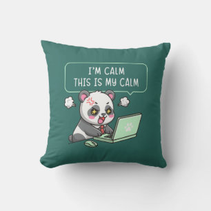 Cojín Decorativo Estoy Tranquilo Esto Es Mi Tranquilidad - Humor de