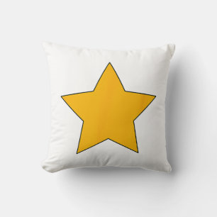 Cojín Decorativo Estrella amarilla