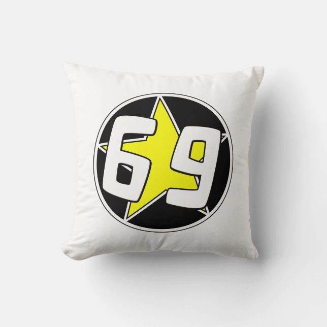 Cojín Decorativo Estrella amarilla 69 (Anverso)