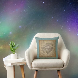Cojín Decorativo Estrella antigua de Virgo la Luna