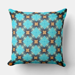 Cojín Decorativo Estrella azul para bebé de cuatro puntas