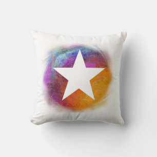 Cojín Decorativo Estrella blanca