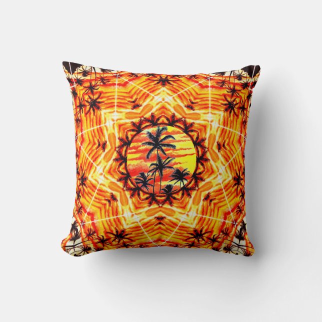 Cojín Decorativo Estrella Coco Palm (Anverso)