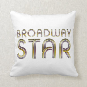 Cojín Decorativo Estrella de Broadway de la CAMISETA