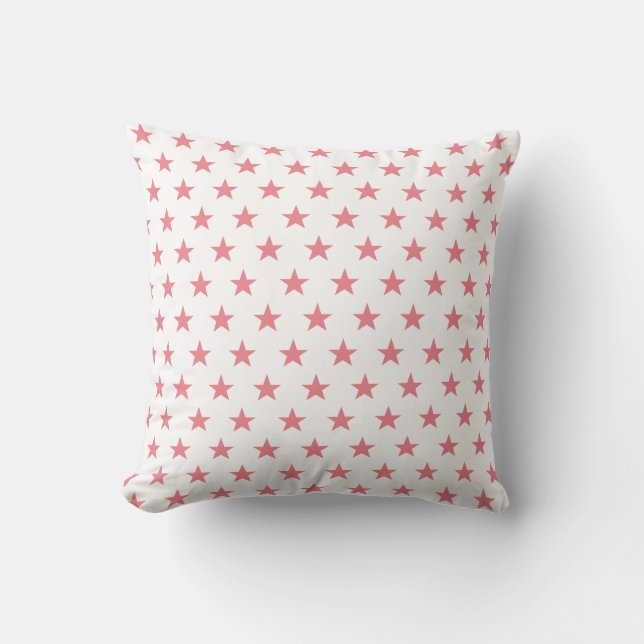 Cojín Decorativo Estrella de coral reversible (Anverso)