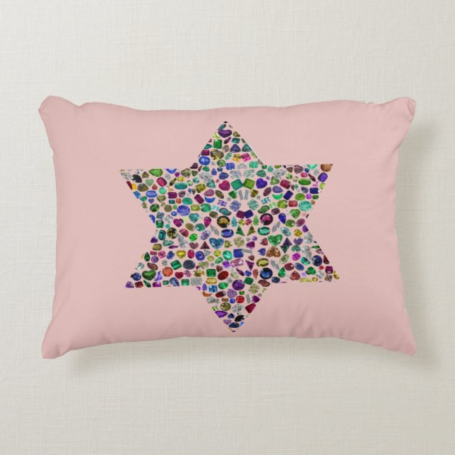 Cojín Decorativo Estrella de David (Anverso)