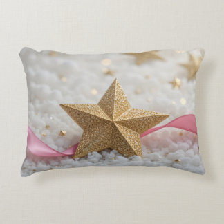Cojín Decorativo estrella dorada