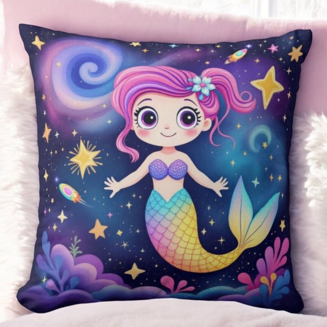Cojín Decorativo Estrella encantada de la sirena - estatura de toma (Subido por el creador)