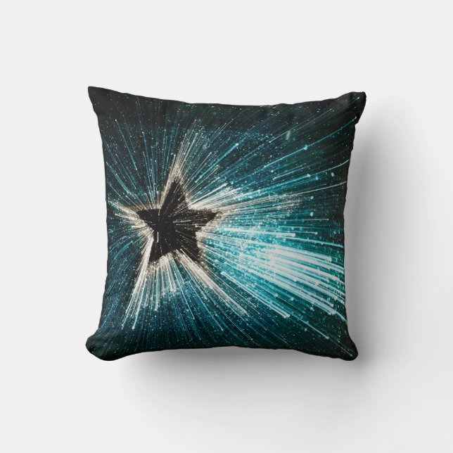 Cojín Decorativo Estrella fugaz del reflejo (Anverso)