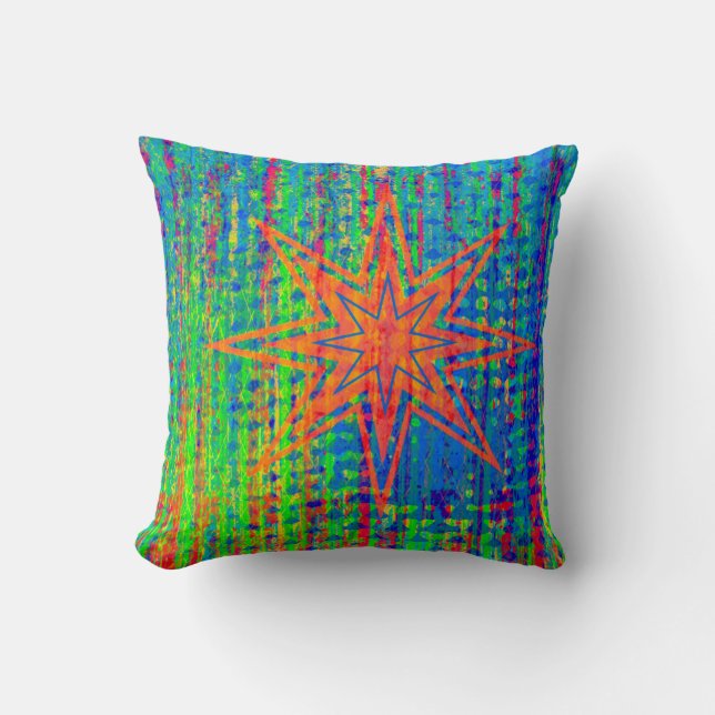 Cojín Decorativo Estrella gitana (Anverso)