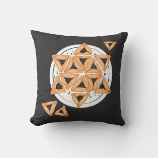Cojín Decorativo Estrella judía Purim Hamantash Hamantaschen