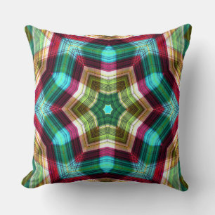 Cojín Decorativo Estrella Kaleidoscope migrando al hexágono con pro